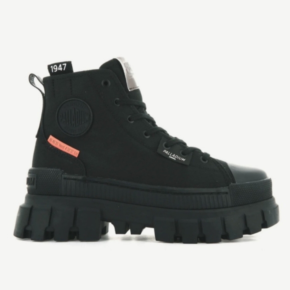 Palladium Shoes - Palladium Women's Size 8.7 Black High-Top Chunky Sneakers, New